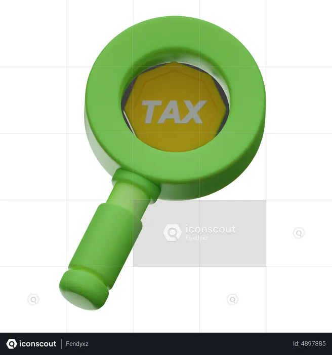 Tax Search  3D Icon