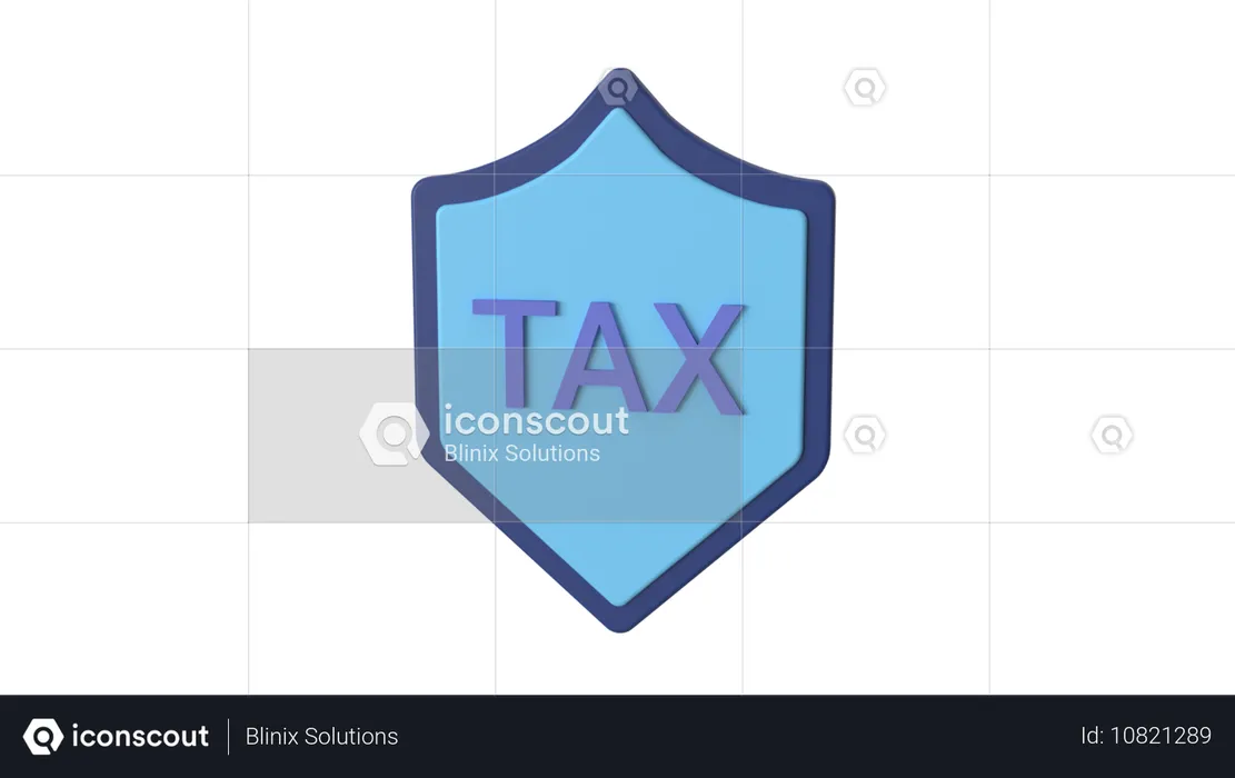 Tax Shield  3D Icon