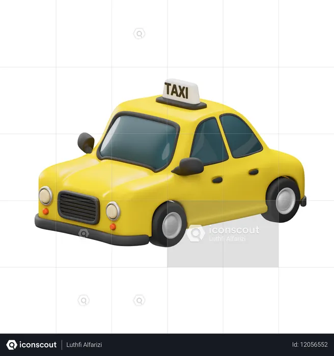 Taxi  3D Icon