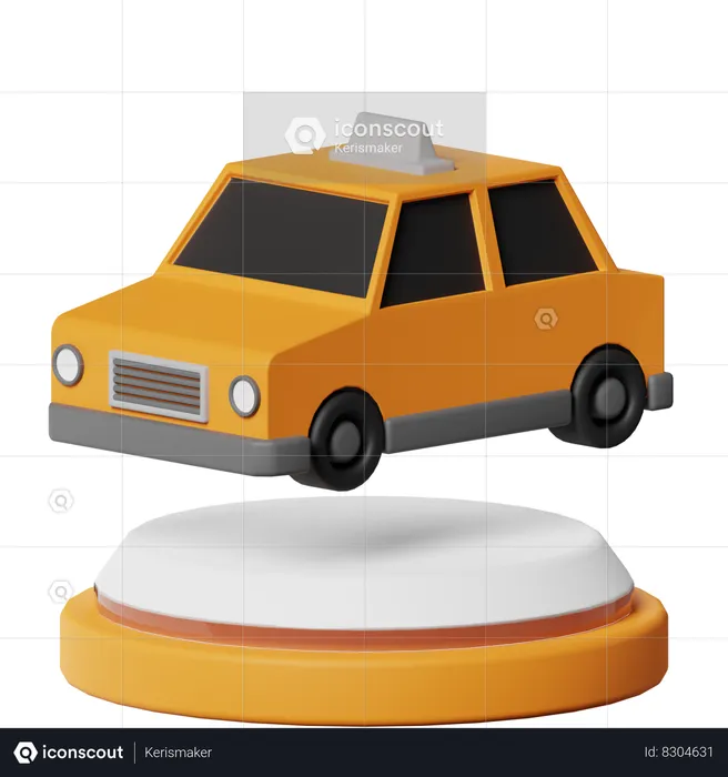 Taxi  3D Icon