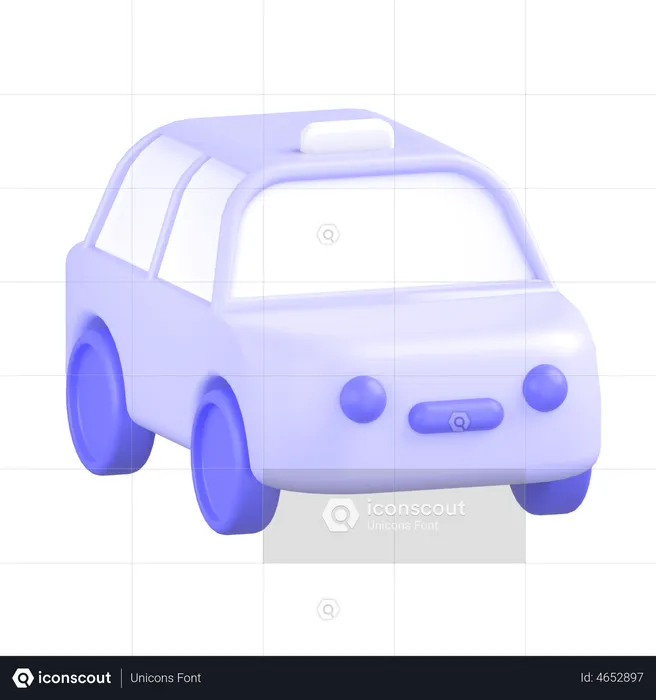 Taxi  3D Icon