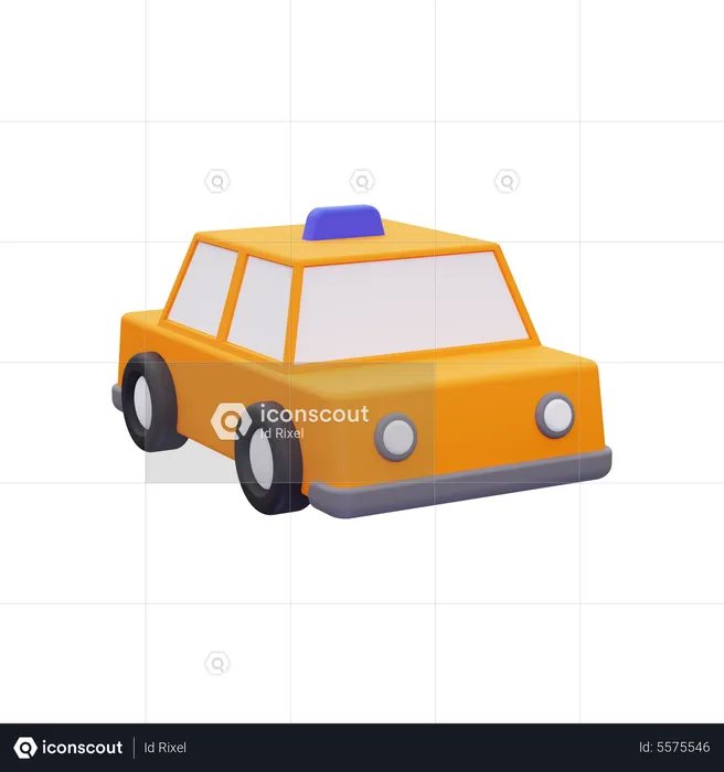 Taxi  3D Icon