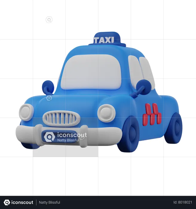 Taxi  3D Icon