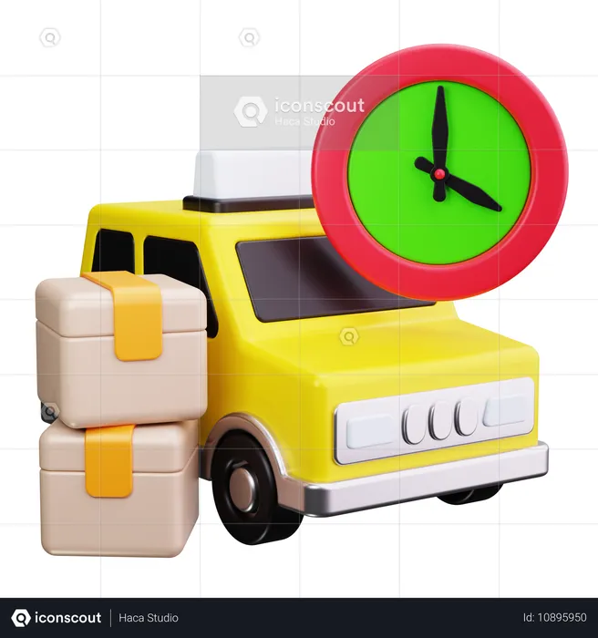 Taxi Dispatch  3D Icon