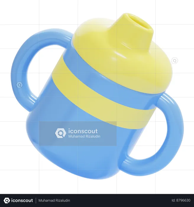 Taza de bebe  3D Icon