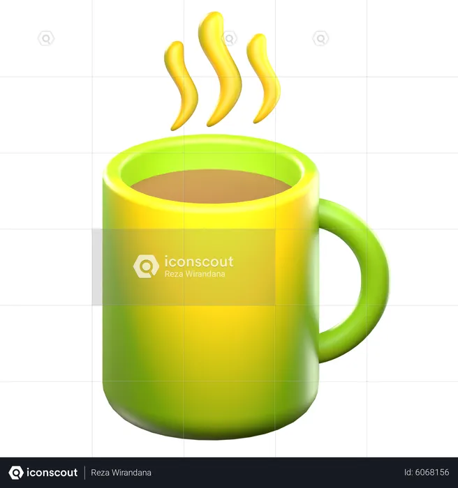 Taza caliente  3D Icon