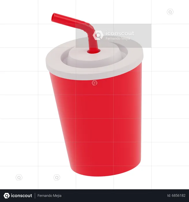 Taza de bebida  3D Icon