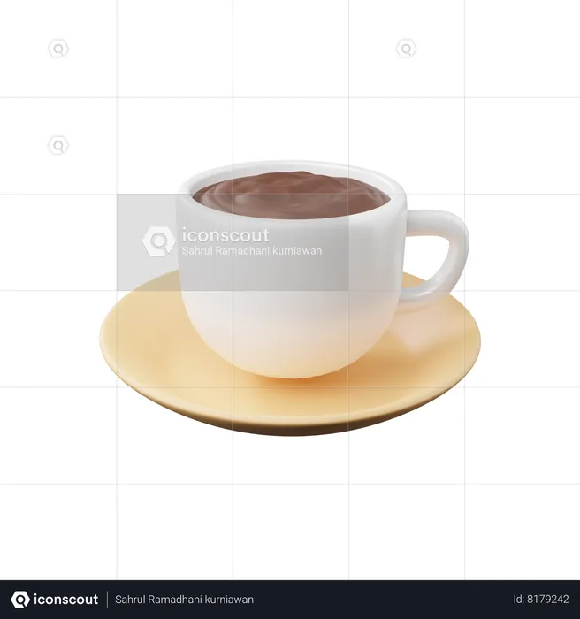 Taza de café  3D Icon