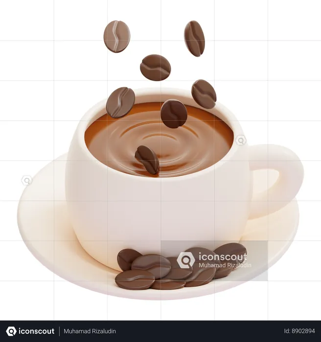 Taza de café  3D Icon