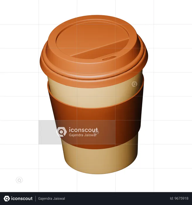 Taza de café  3D Icon