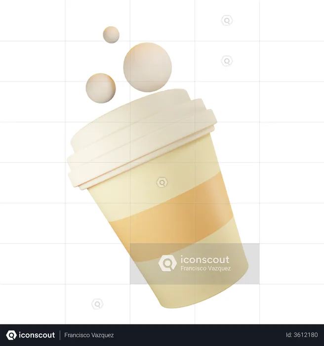 Taza de cafe  3D Icon