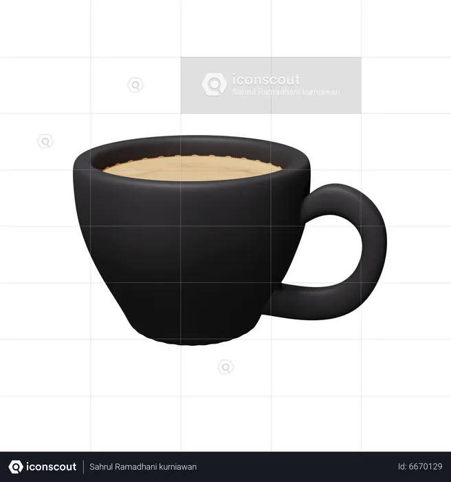 Taza de café  3D Icon