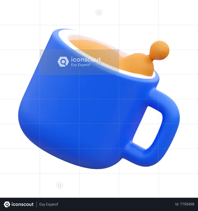 Taza de café  3D Icon