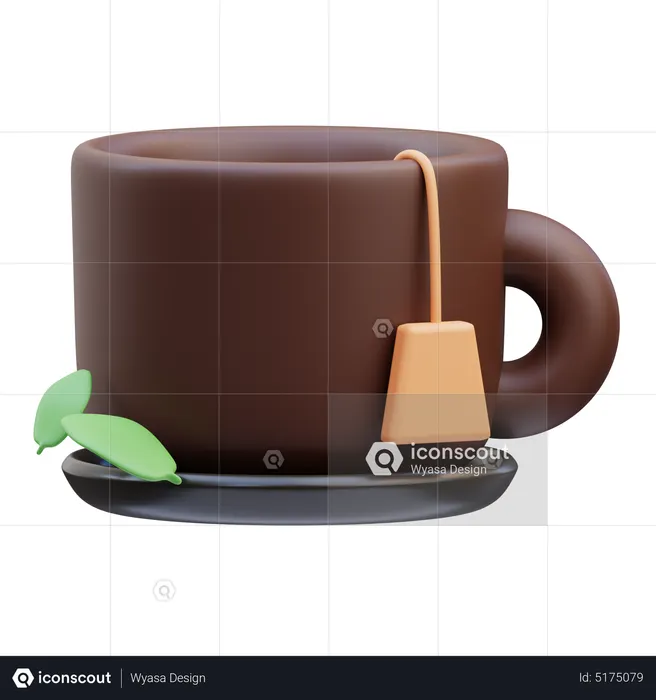 Taza de matcha  3D Icon