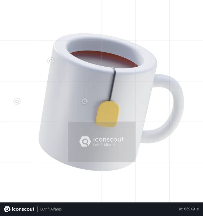 Taza de te  3D Icon