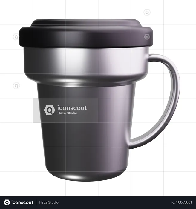 Taza termica  3D Icon