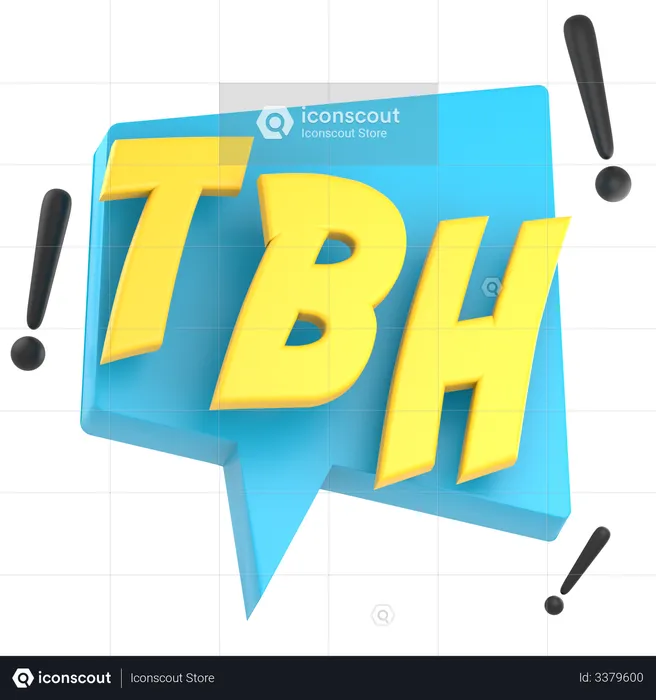 TBH  3D Illustration