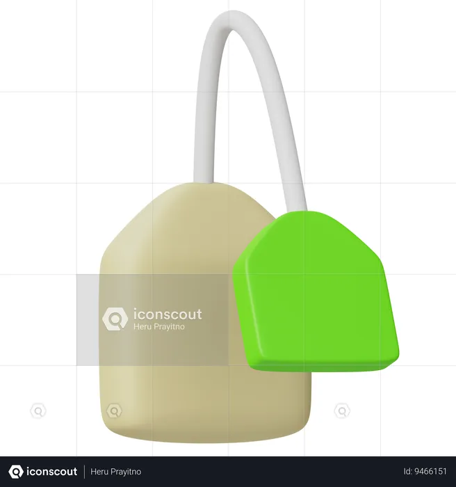 Tea Bags  3D Icon