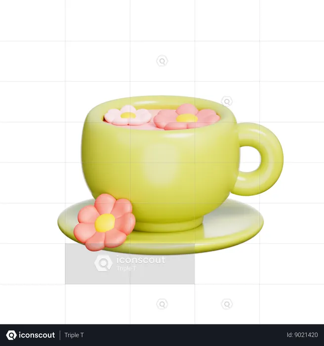 Tea Cup  3D Icon