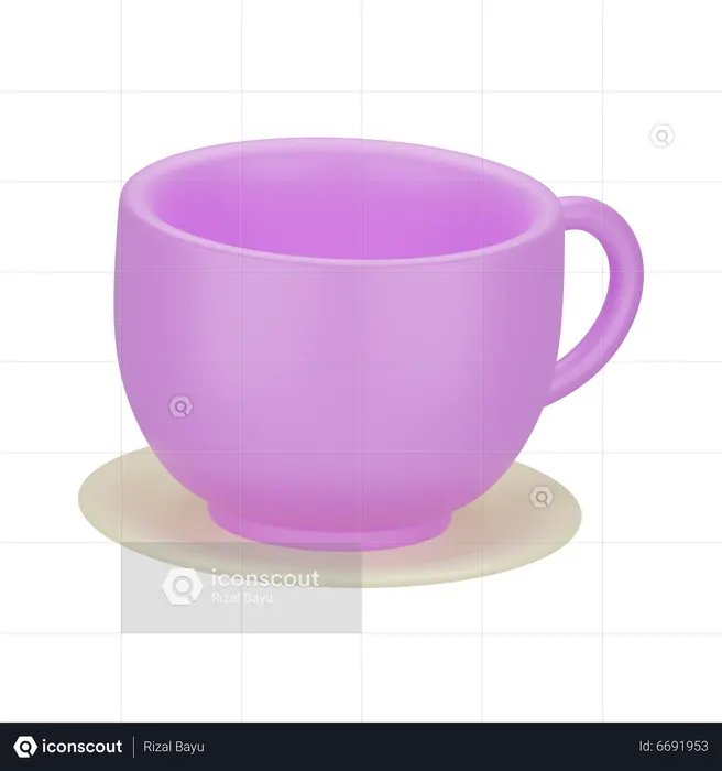 Tea Cup  3D Icon