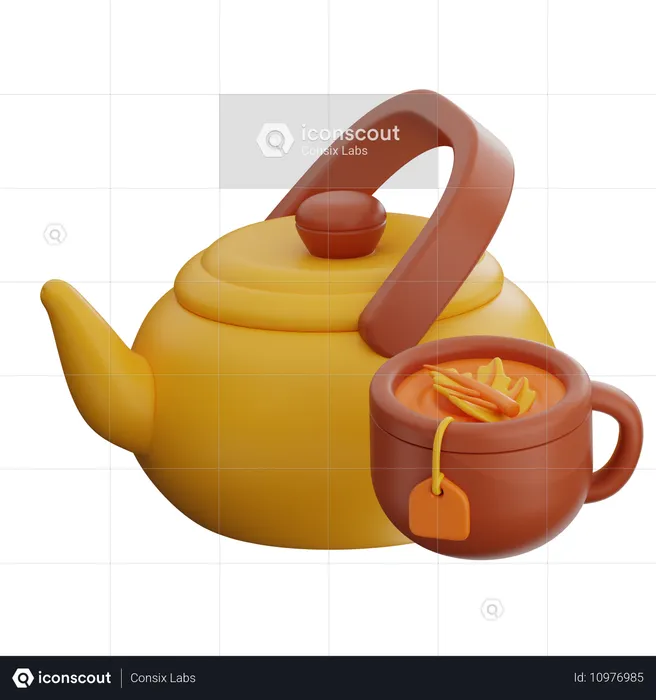 Tea Cup  3D Icon