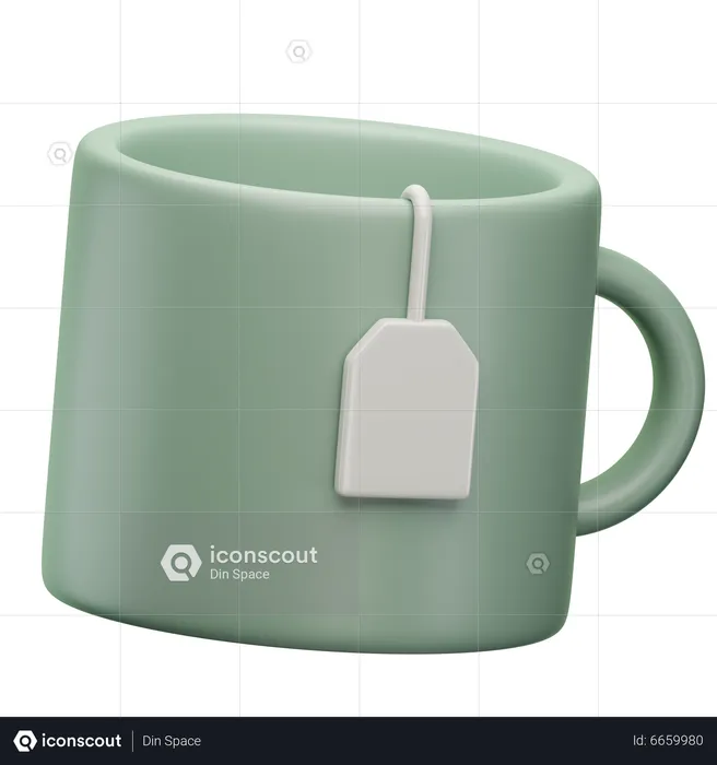 Tea Mug  3D Icon