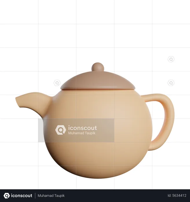 Tea Pot  3D Icon