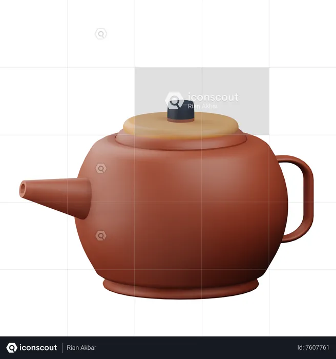 Tea Pot  3D Icon