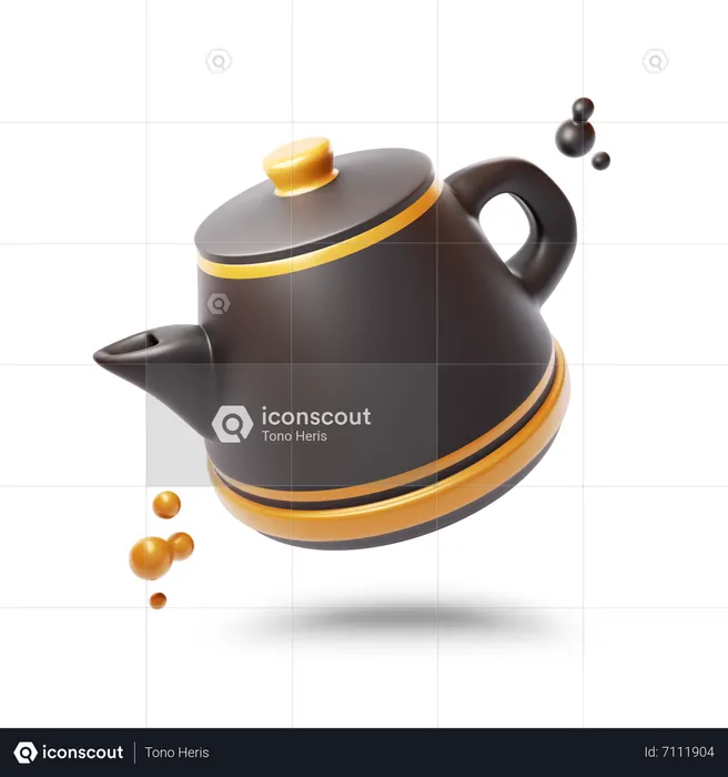 Tea Pot  3D Icon