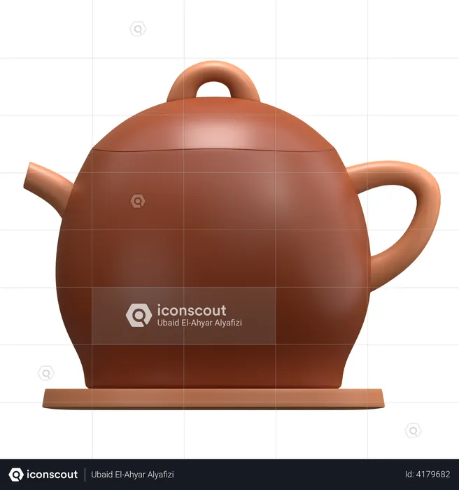 Tea Pot  3D Illustration