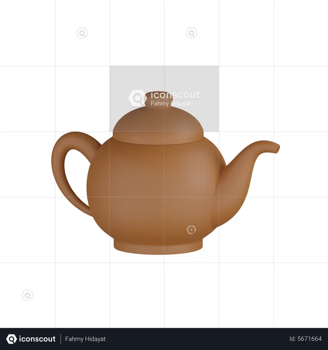 Tea Pot  3D Icon