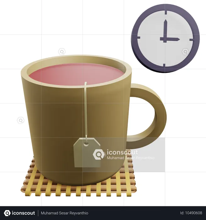 Tea Time  3D Icon