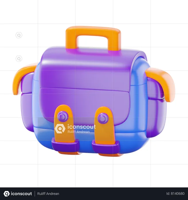 Teacher Bag  3D Icon