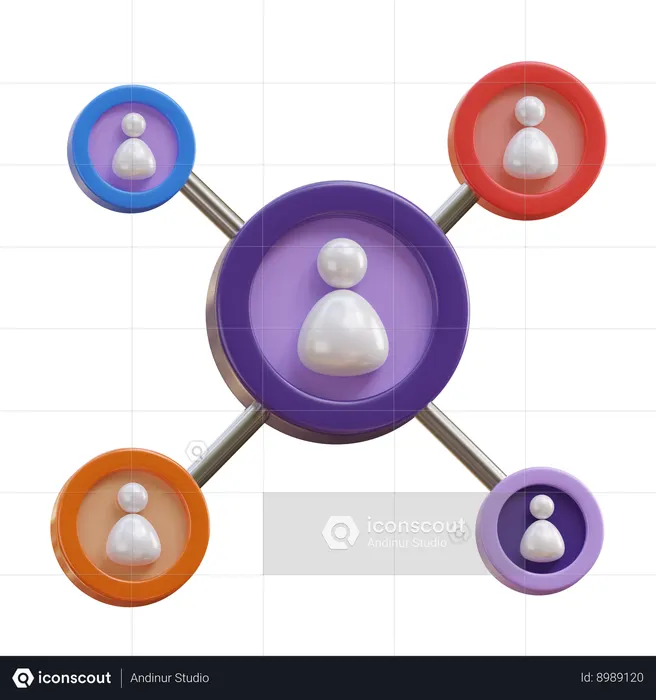 Team  3D Icon
