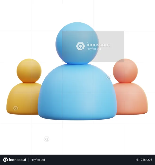Team & Collaboration  3D Icon