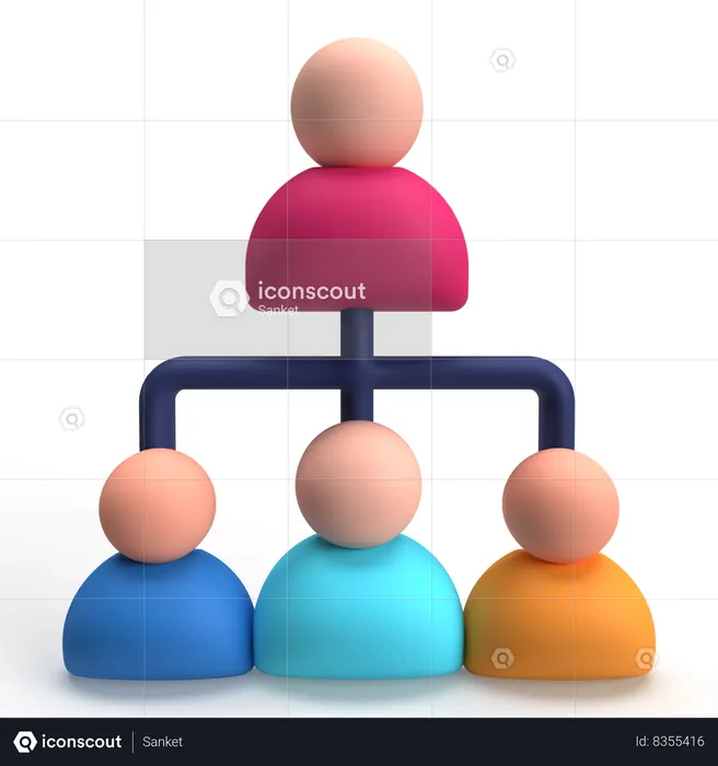 Teamwork  3D Icon