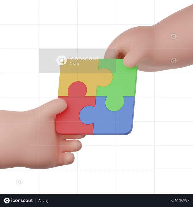 Teamwork-Handgeste  3D Icon