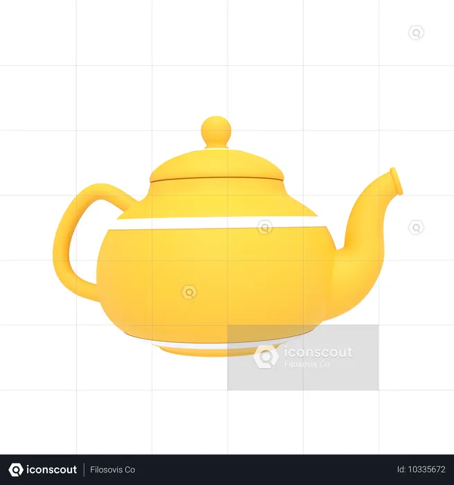 Teapot  3D Icon