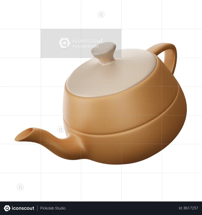 Teapot  3D Icon