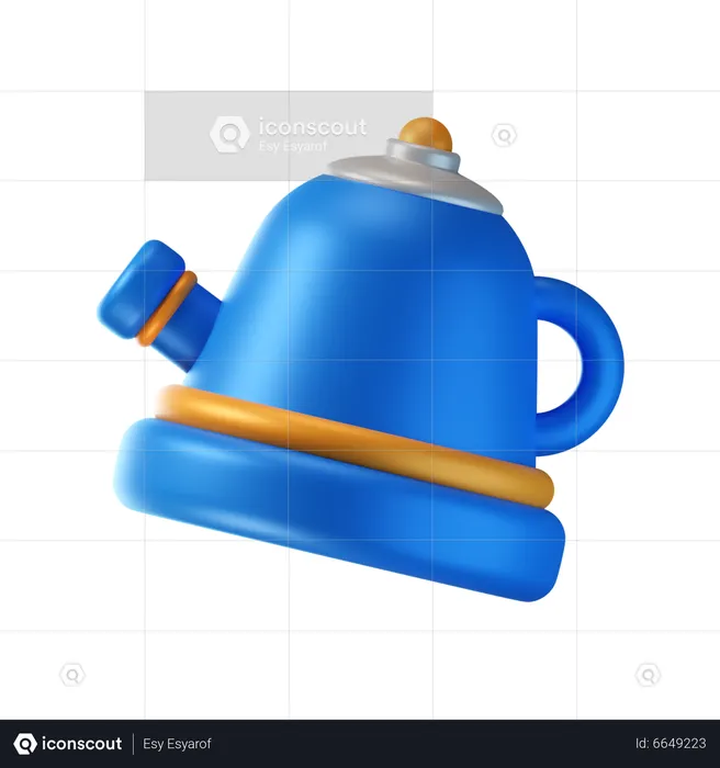 Teapot  3D Icon