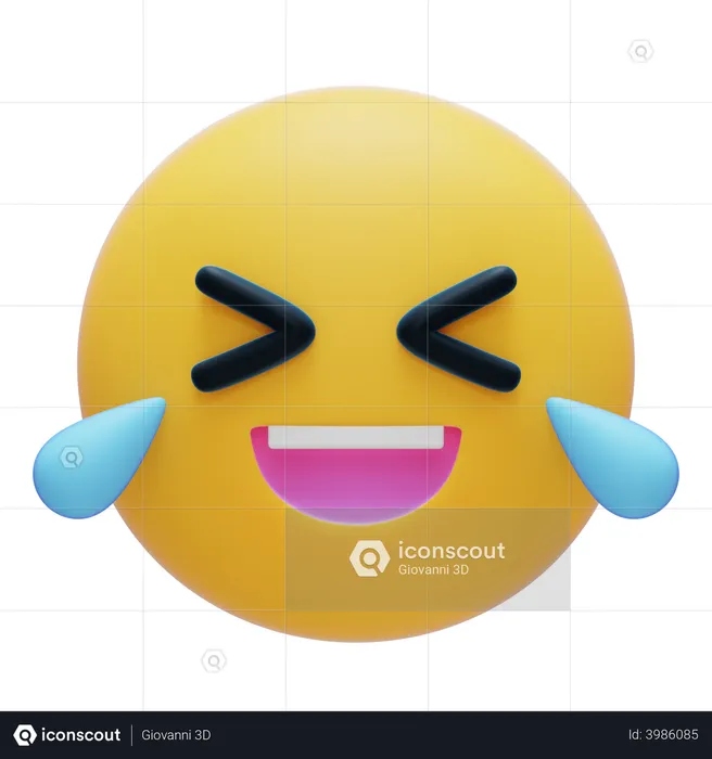 Tears Emoji 3D Icon