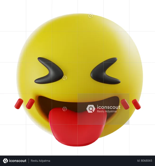 Teasing Emoji Emoji 3D Icon