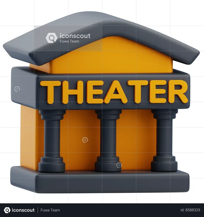 Teatro  3D Icon