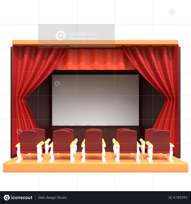 Teatro  3D Icon