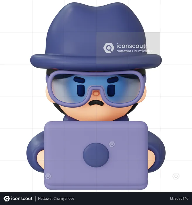 Tech Detective  3D Icon