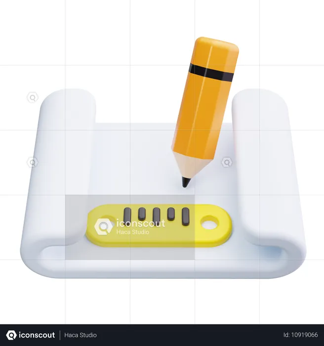 Technical Drawing  3D Icon