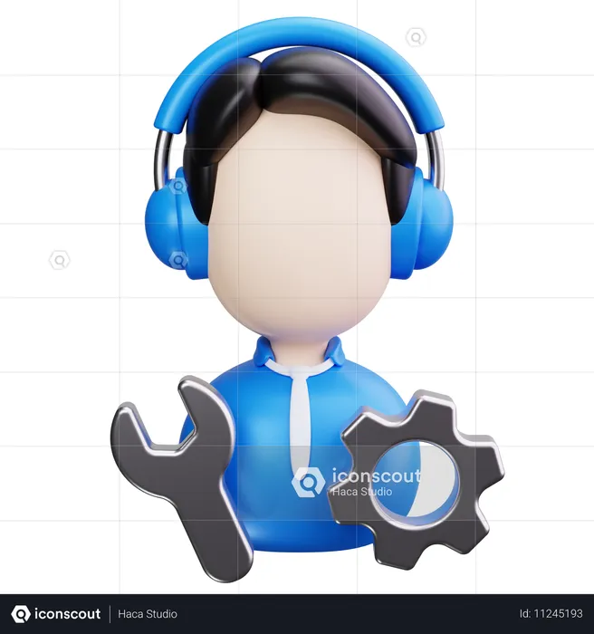 Technical Support  3D Icon