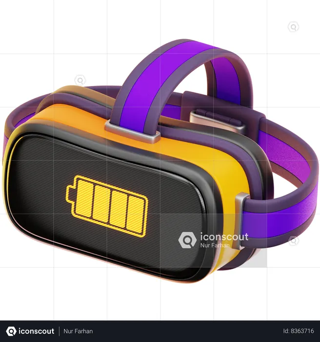 Technologie VR  3D Icon