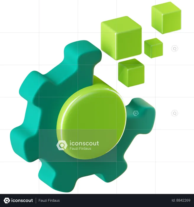 Technology  3D Icon