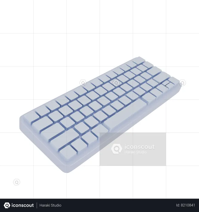 Teclado  3D Icon